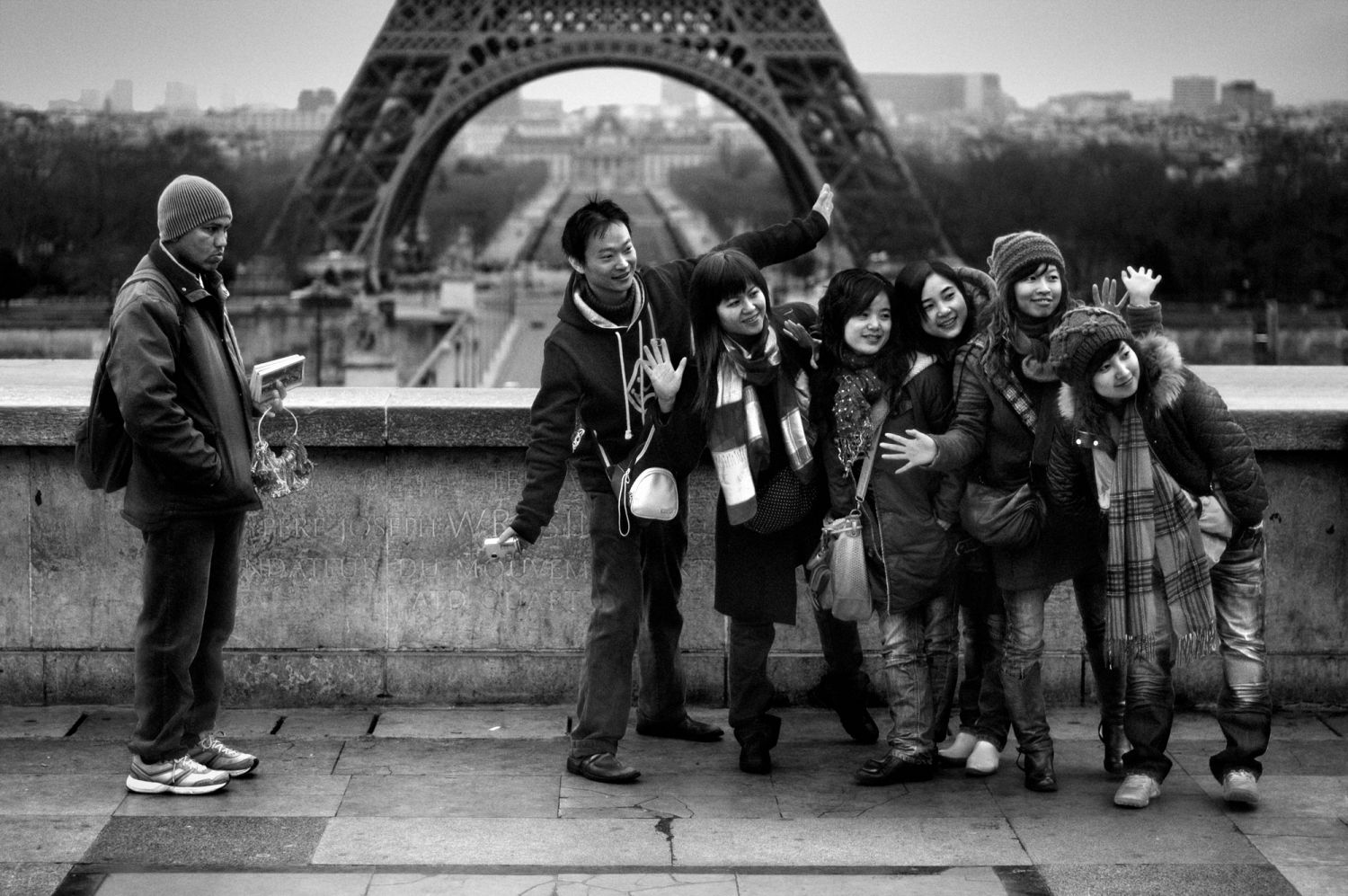Paris - Les touristes et les autres